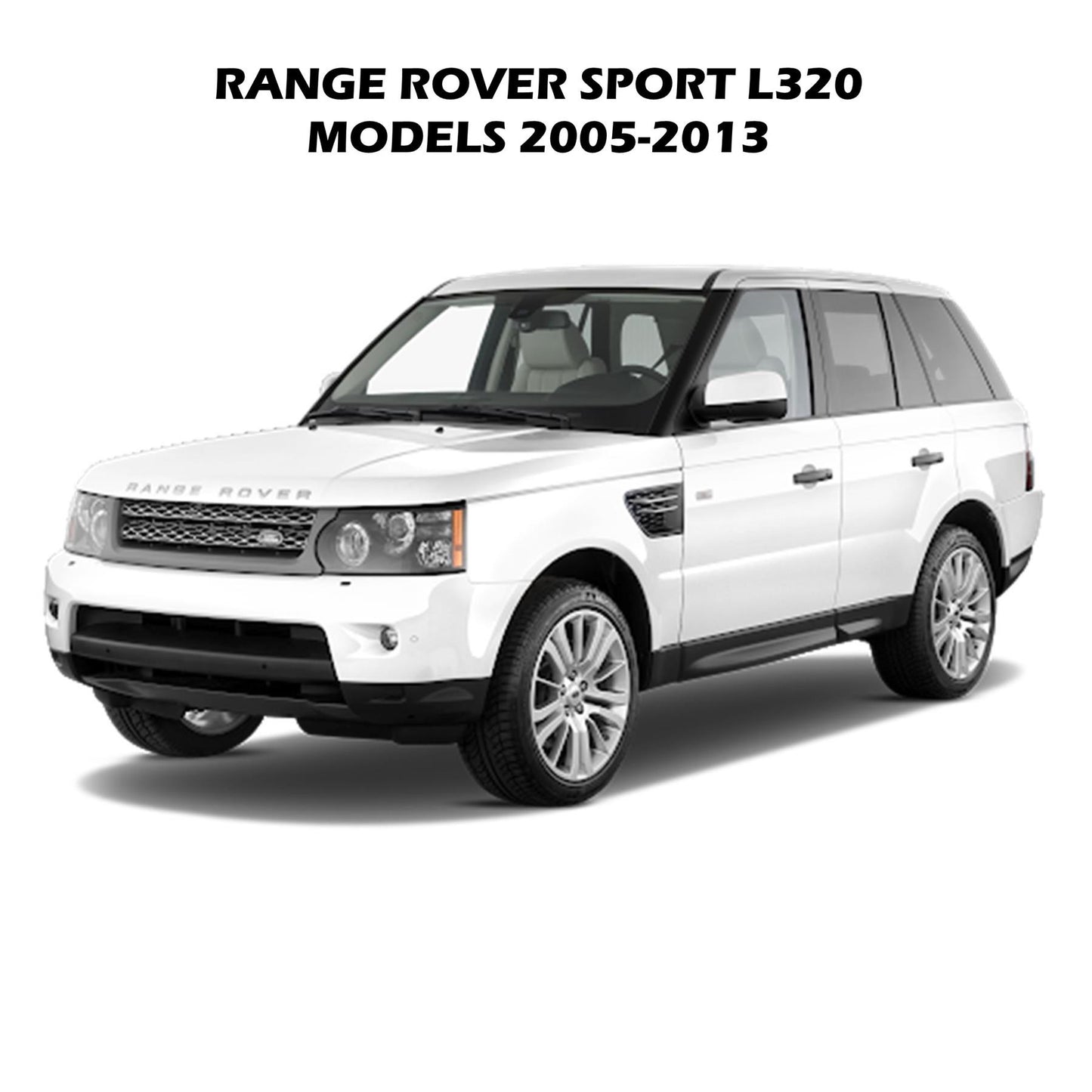 Range Rover Sport (L320) Black Retractable Parcel Shelf Boot Load Cover 2005-2013