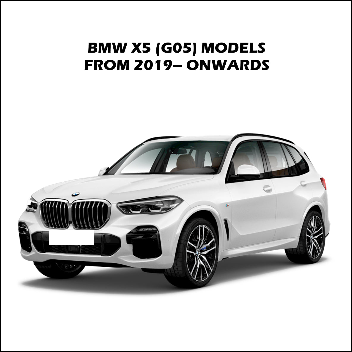 BMW X5 (G05) Black Retractable Parcel Shelf Boot Load Cover 2019-Onwards