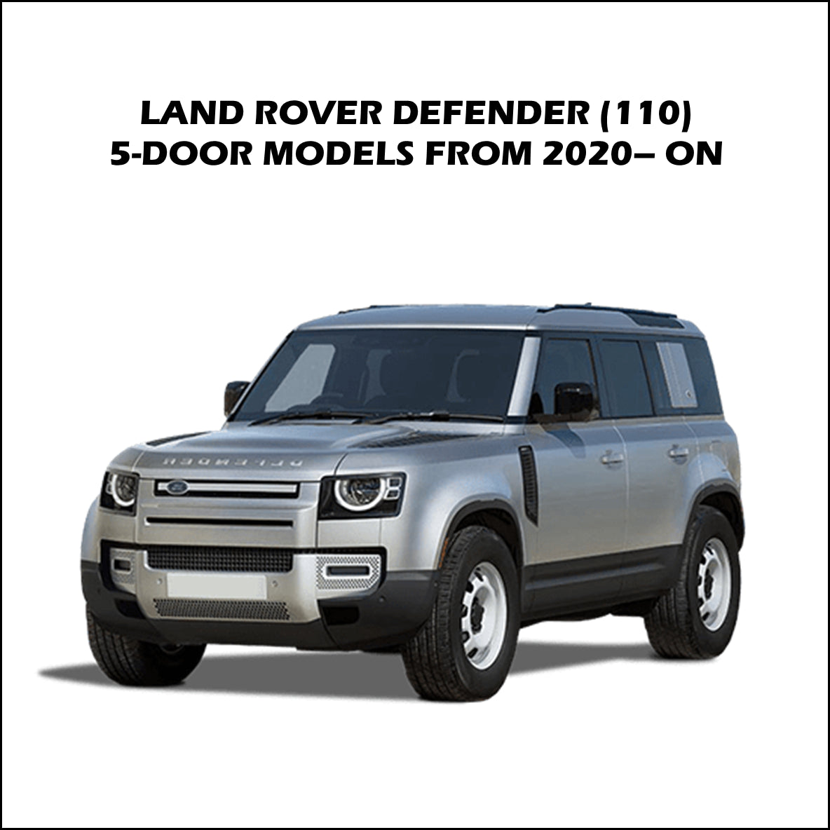 Land Rover Defender 110 (L663) Black Parcel Shelf Boot Load Cover 2020-Onwards