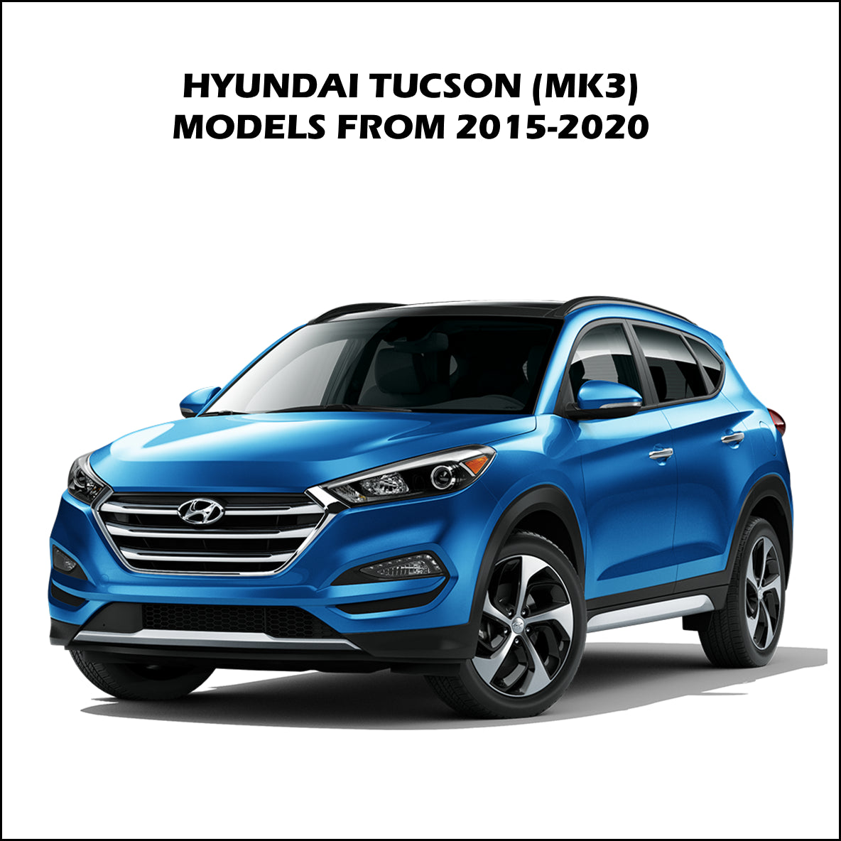 Hyundai Tucson (MK3) Black Retractable Parcel Shelf Boot Load Cover 2015-2020