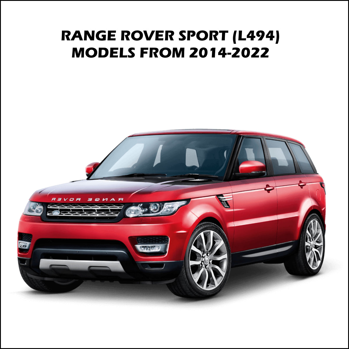 Range Rover Sport (L494) Black Retractable Parcel Shelf Boot Load Cover 2014-2022