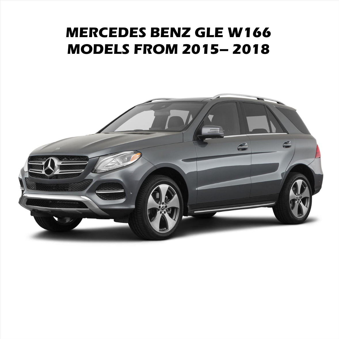 Mercedes GLE (W166) Black Retractable Parcel Shelf Boot Load Cover 2015-2018