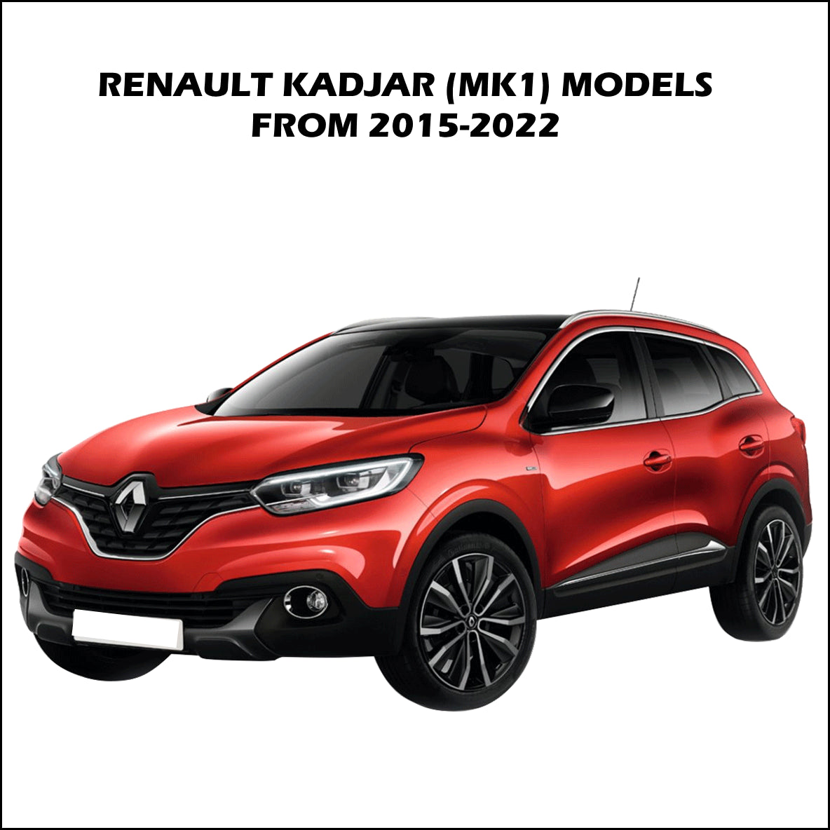 Renault Kadjar (MK1) Black Retractable Parcel Shelf Boot Load Cover 2015-2022