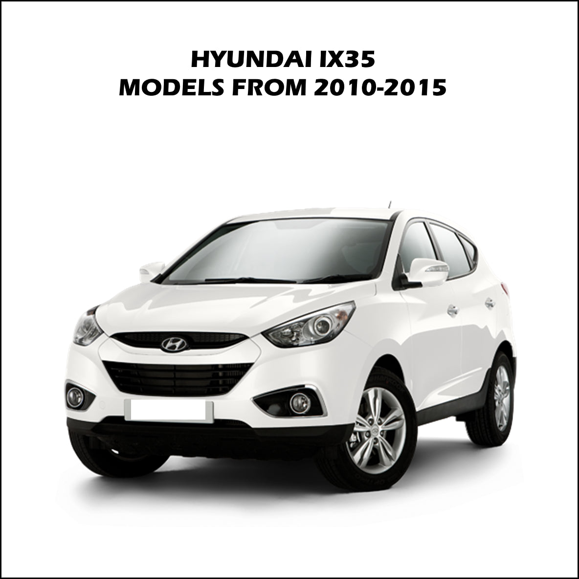 Hyundai iX35 Black Retractable Parcel Shelf Boot Load Cover 2010-2015